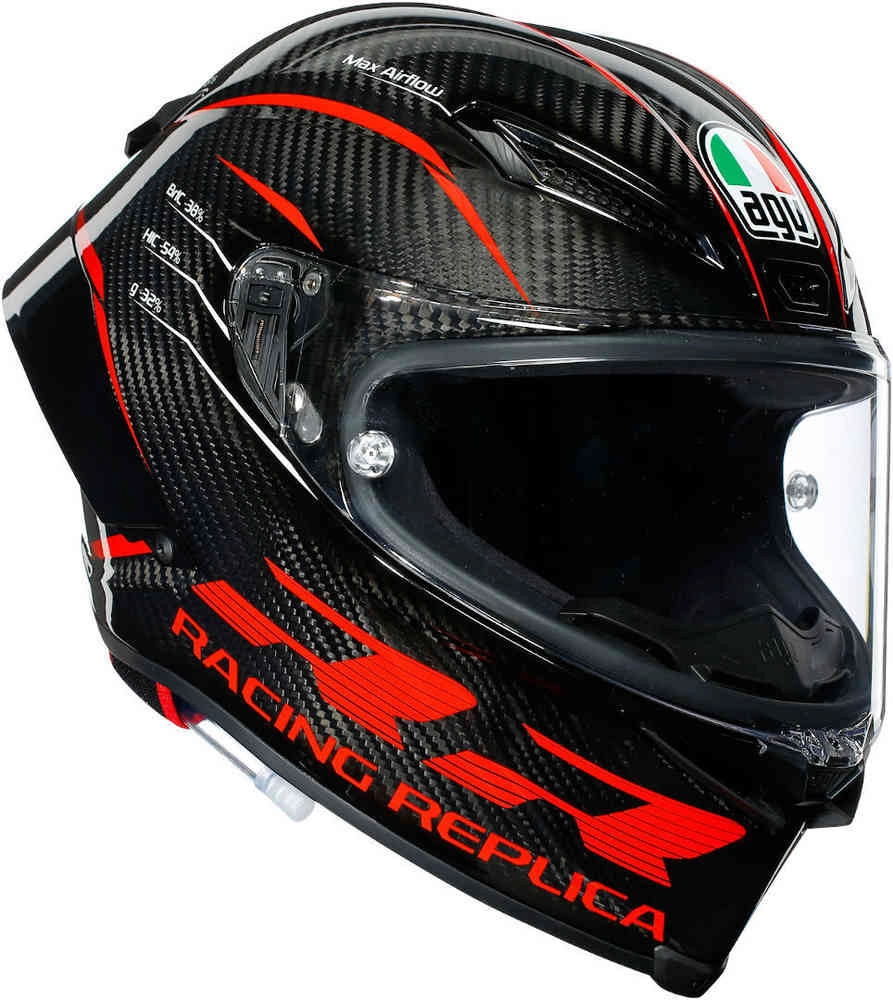AGV Pista GP RR Performance Carbon 2023  Carbon/Red – Der MotoGP™-Helm für höchste Ansprüche