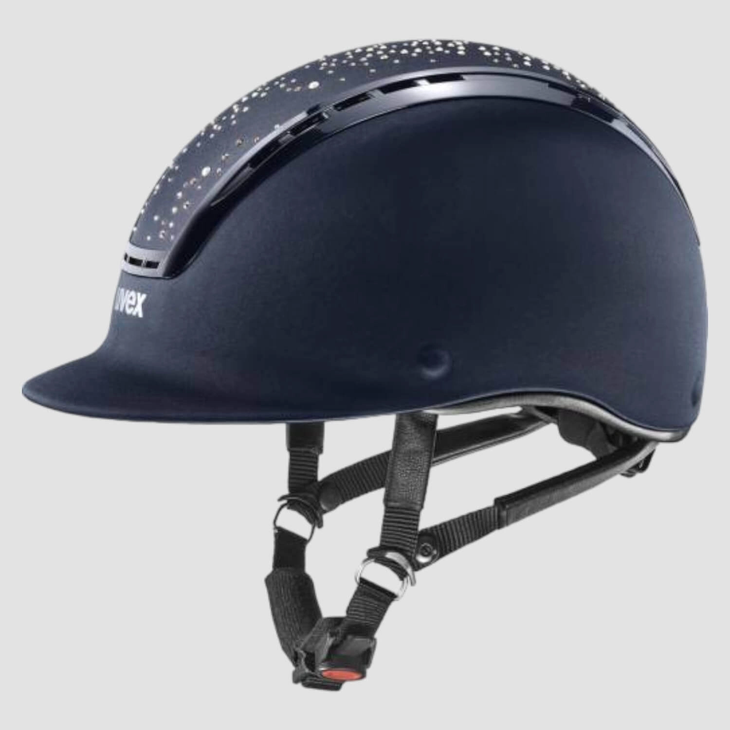 Uvex Suxxeed Diamond Reithelm Navy-Rosé [Größe 57–59] – Glanz trifft Sicherheit