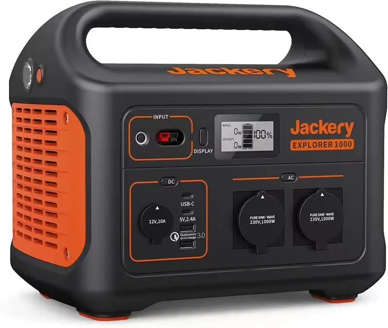 Jackery Explorer 1000 – Tragbare Powerstation mit 1002 Wh & 1000 W Leistung