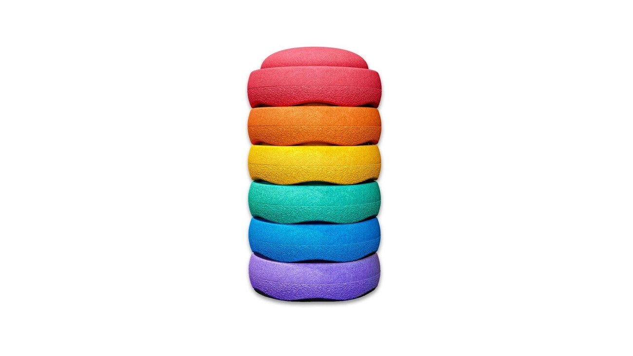 Stapelstein® Rainbow Set – 6-teiliges Spiel- & Bewegungssystem für drinnen und draußen